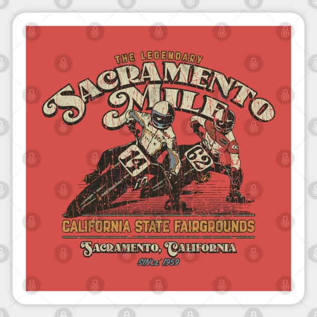 The Legendary Sacramento Mile 1959 Sticker by JCD666